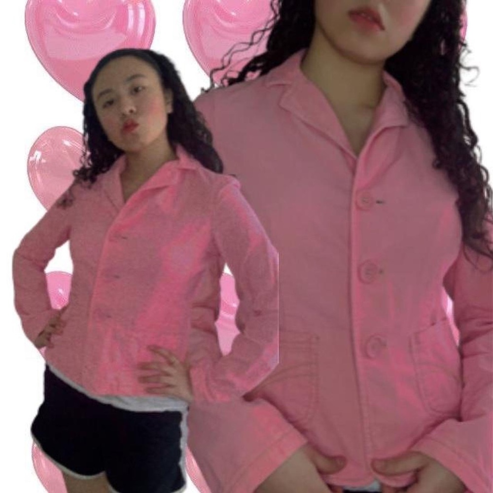 Vintage pink corduroy Aeropostale jacket